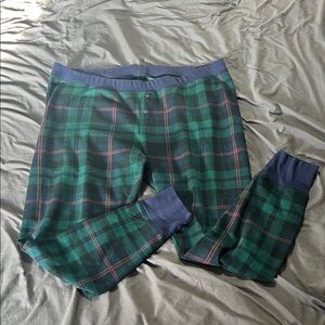 Old Navy Green and Blue Plaid Lounge Pants